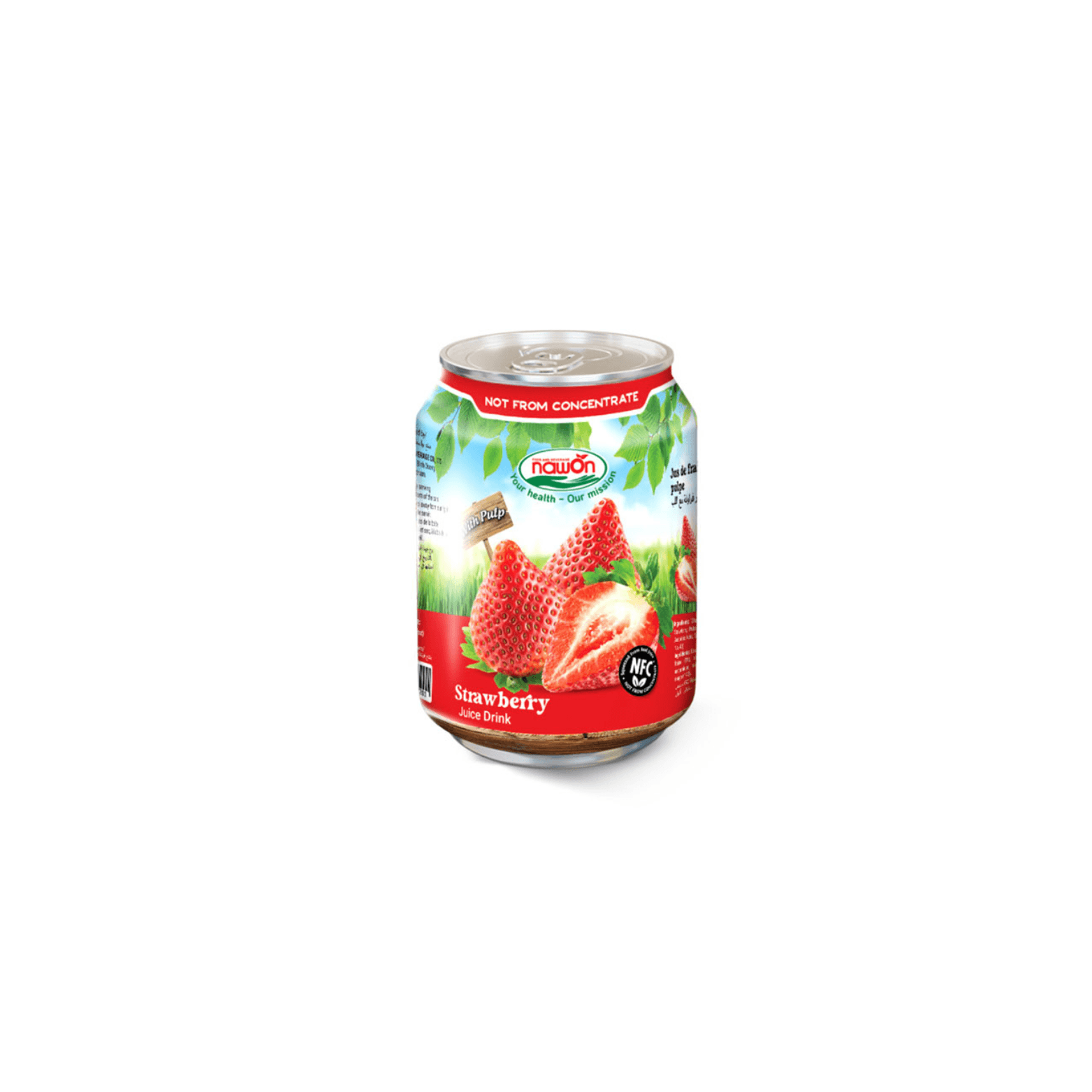 Nawon Nawon Juice Drink Strawberry pack shot