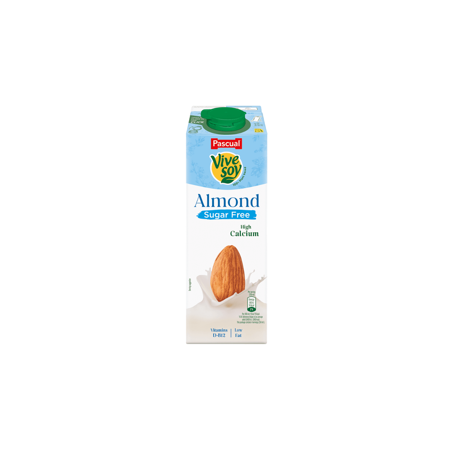 Pascual Vivesoy – Almond Sugar Free pack shot