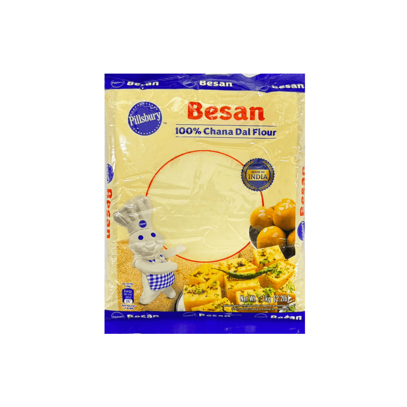 Pillsbury Besan Flour (100% Channa Dhal) pack shot