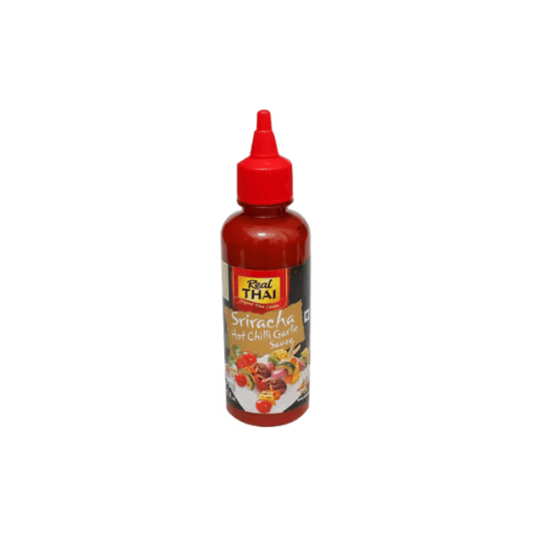 Real Thai Real Thai Sriracha Hot Chilli Garlic Sauce pack shot