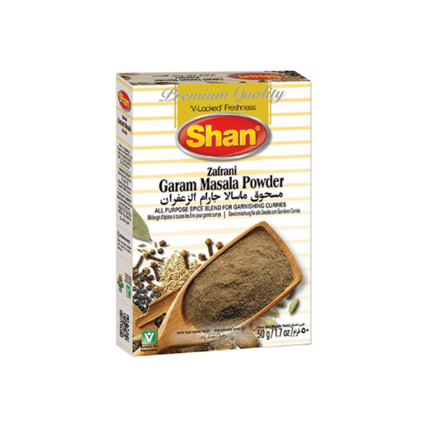 Shan Zafrani Garam Masala Powder pack shot