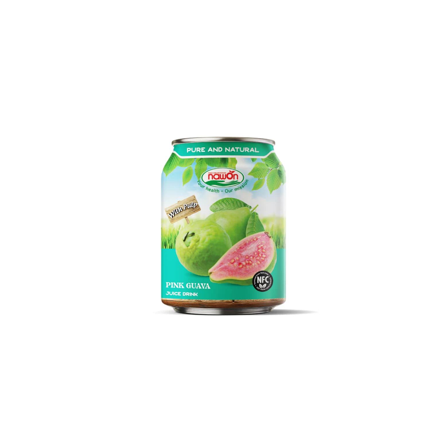 Nawon Juice Drink Pink Guava pack shot