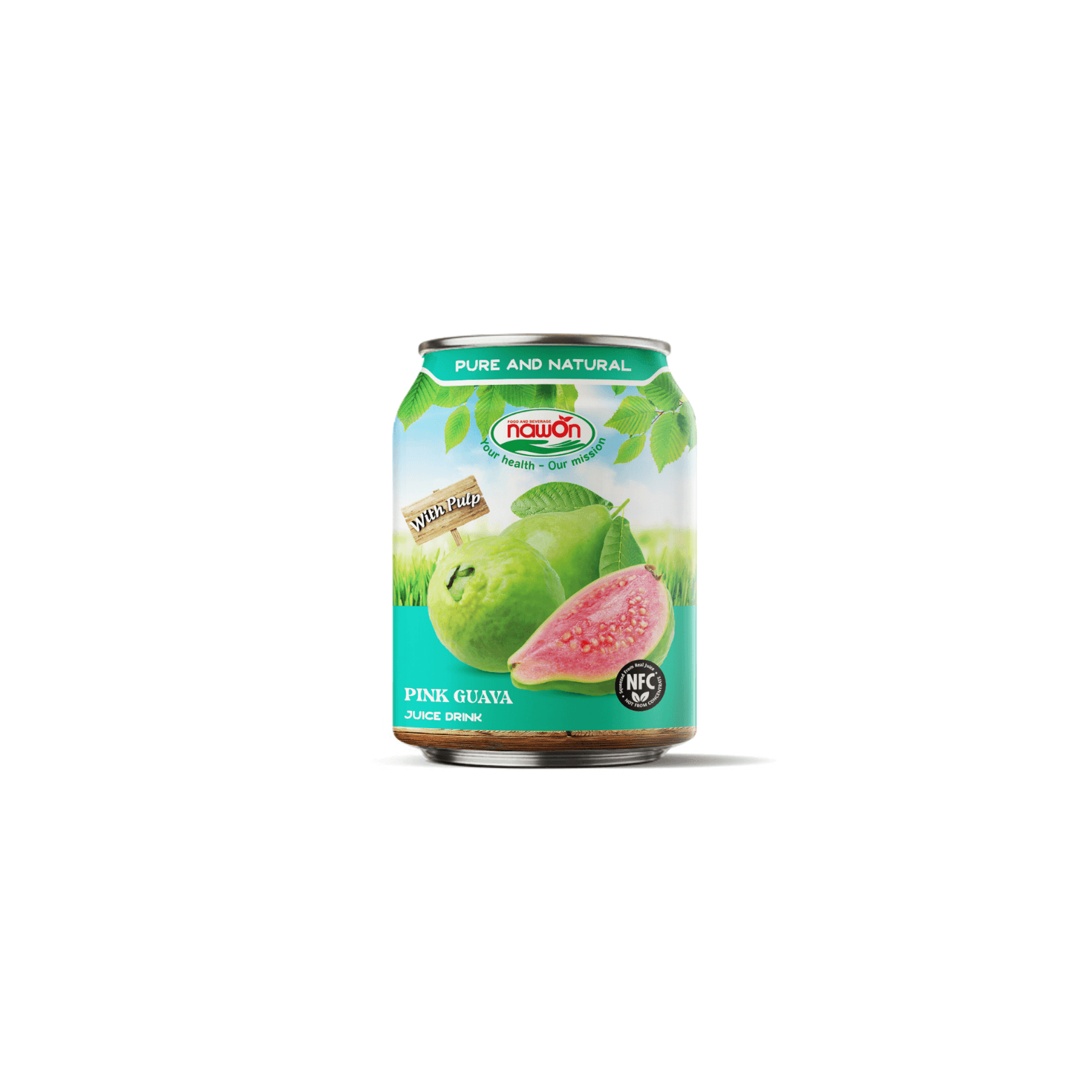 Nawon Nawon Juice Drink Pink Guava pack shot