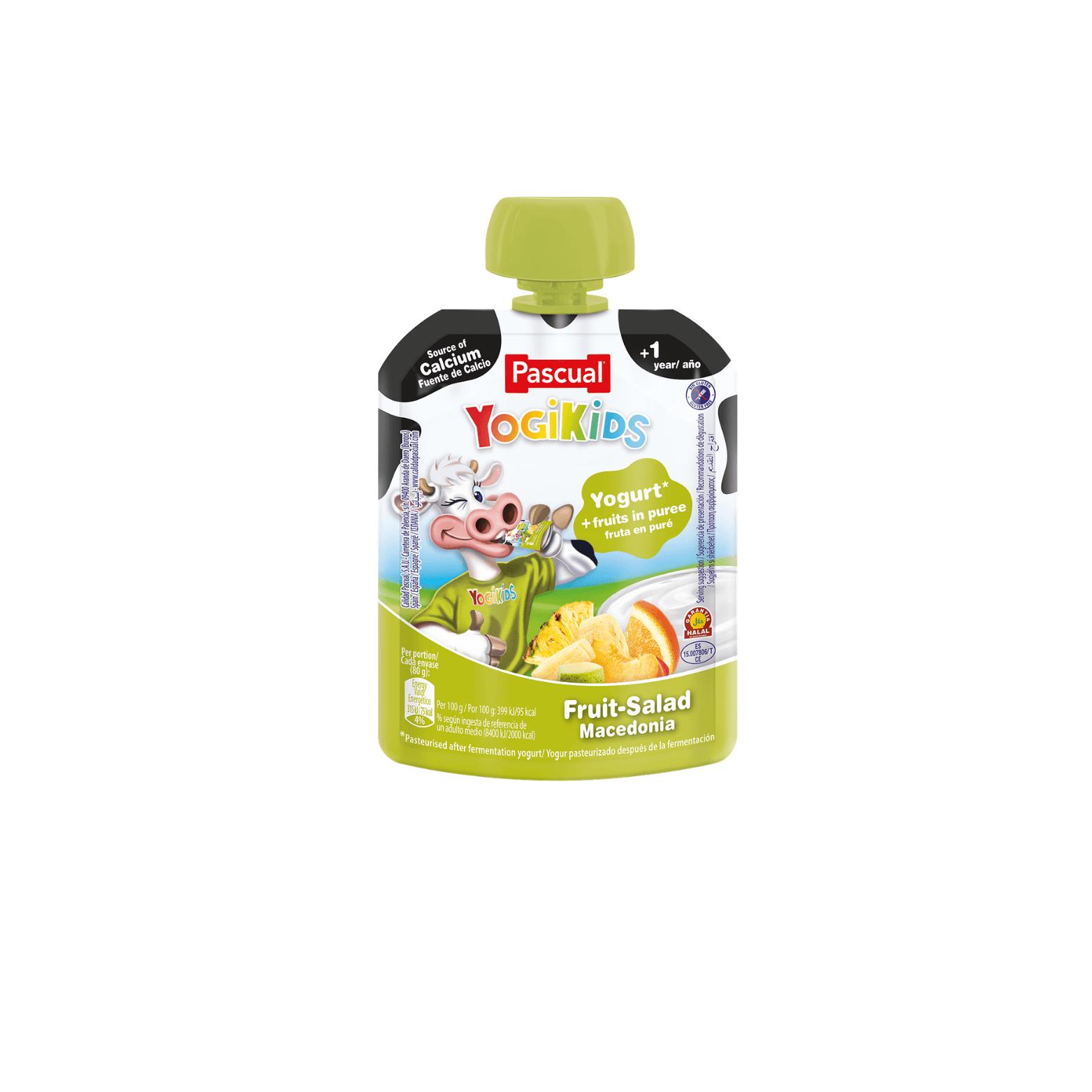 Pascual Pascual Yogikids Fruit Salad Pouch pack shot
