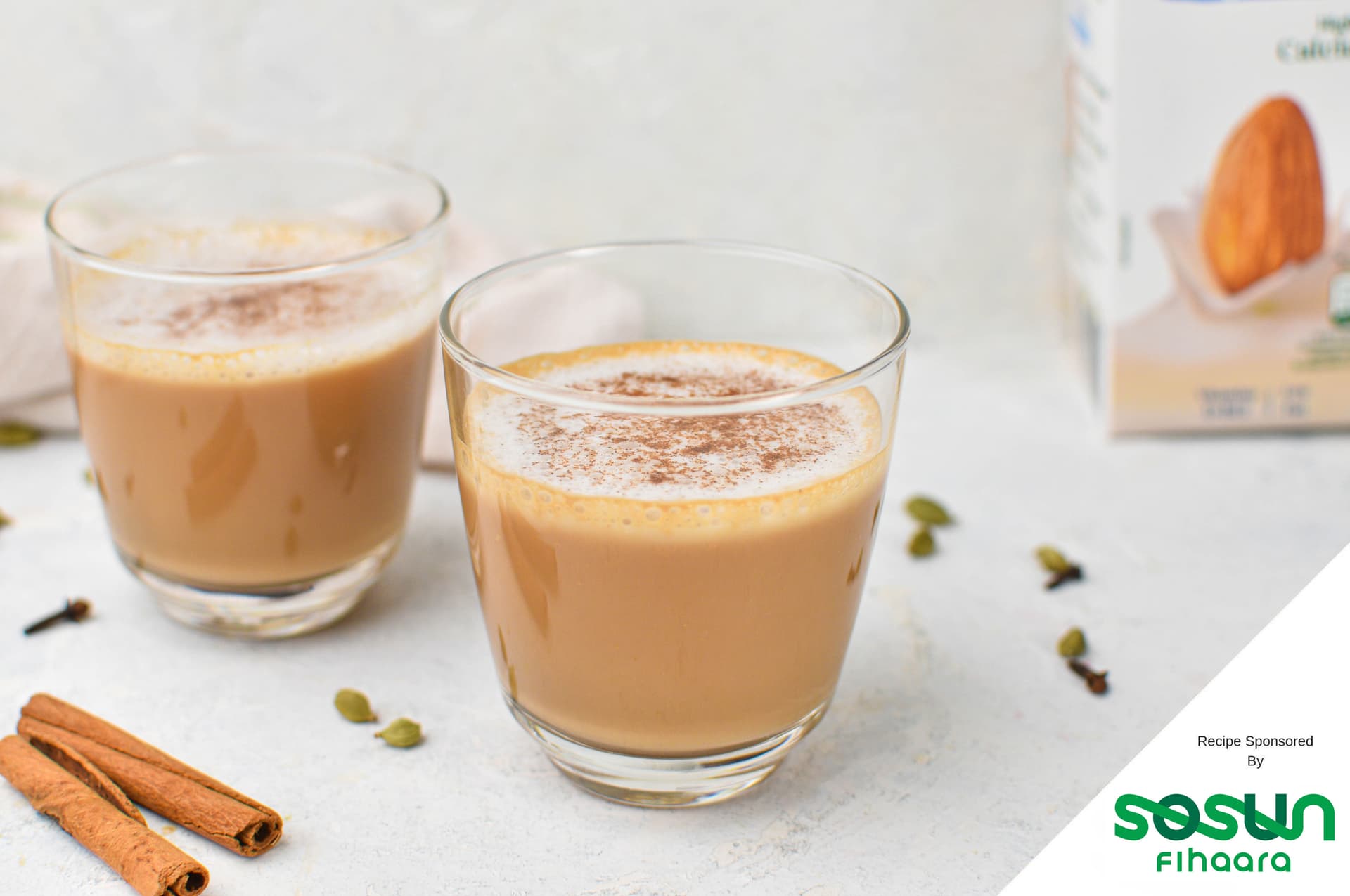 Almond Milk Chai Latte — photograph by lonumedhu.com