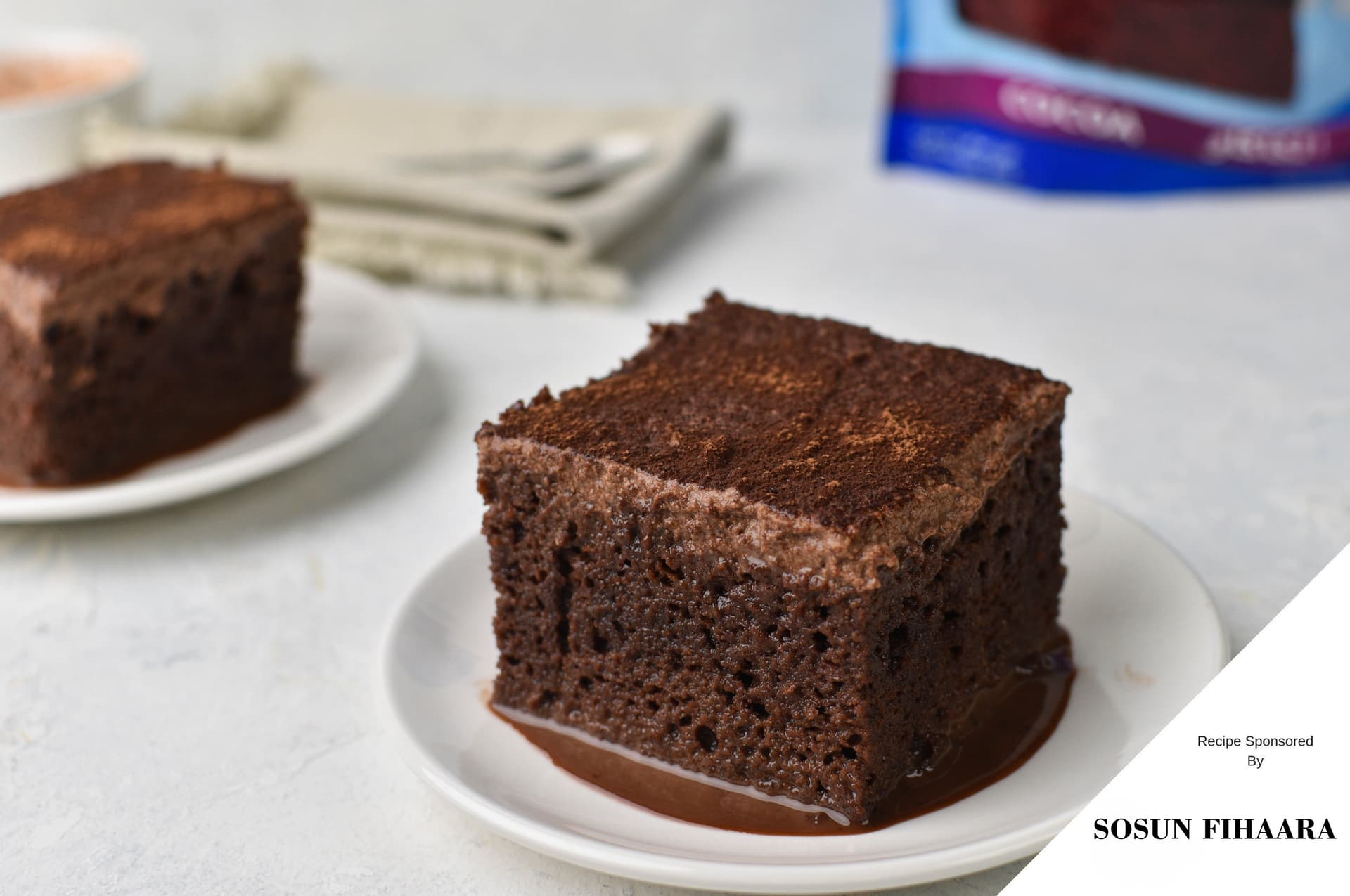 Chocolate Tres Leches Cake — photograph by lonumedhu.com