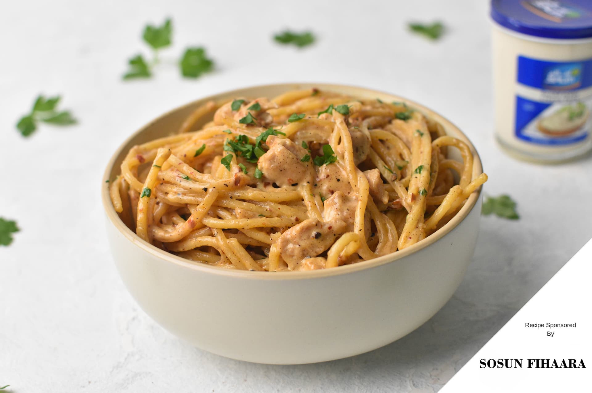 Cream Cheese Spaghetti — photograph by lonumedhu.com