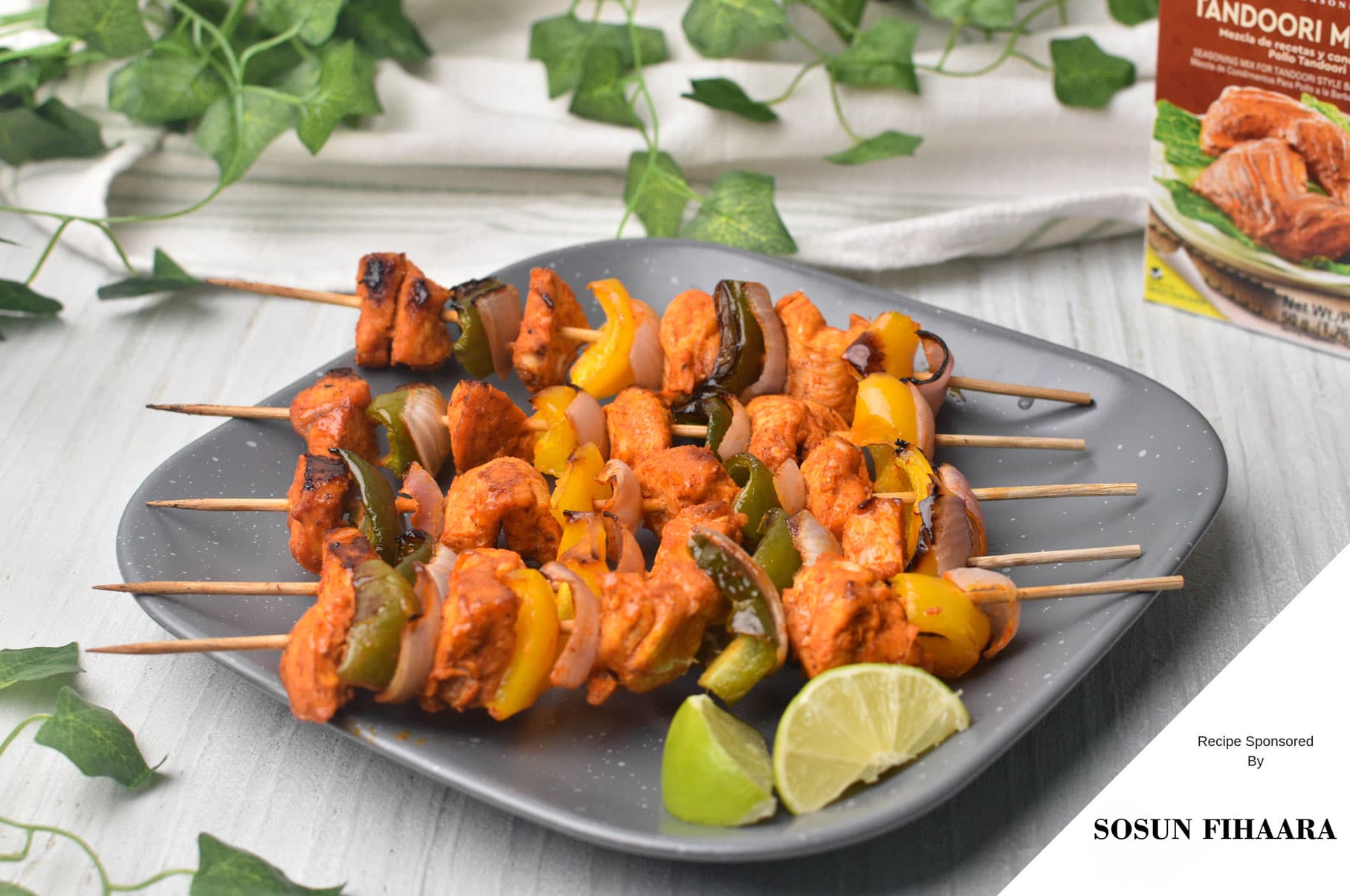 Tandoori Chicken Skewers — photograph by lonumedhu.com