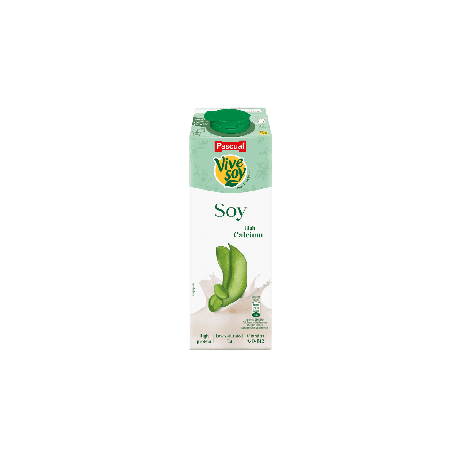 Pascual Vivesoy – Soy High Calcium pack shot