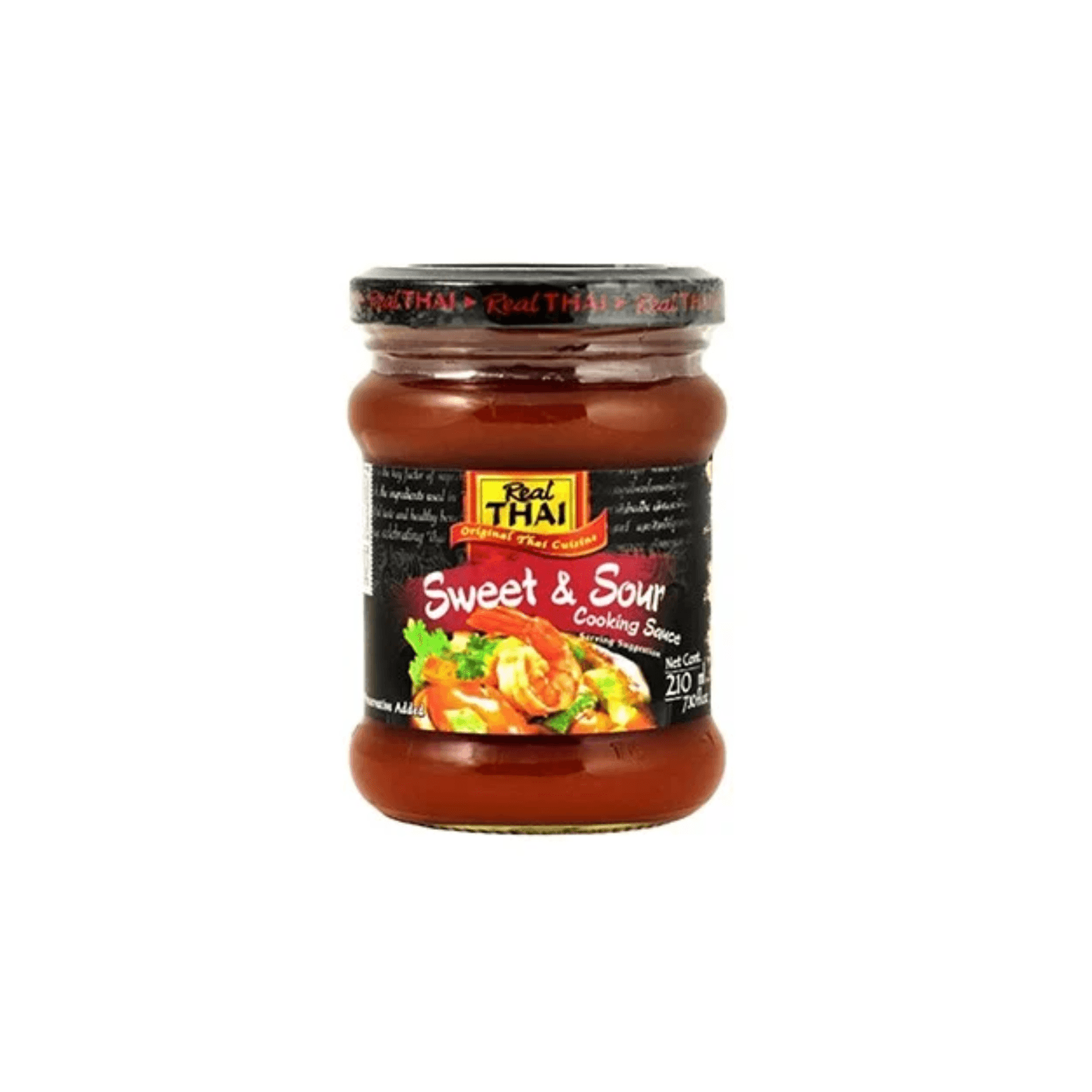 Real Thai Real Thai Sweet & Sour Cooking Sauce pack shot