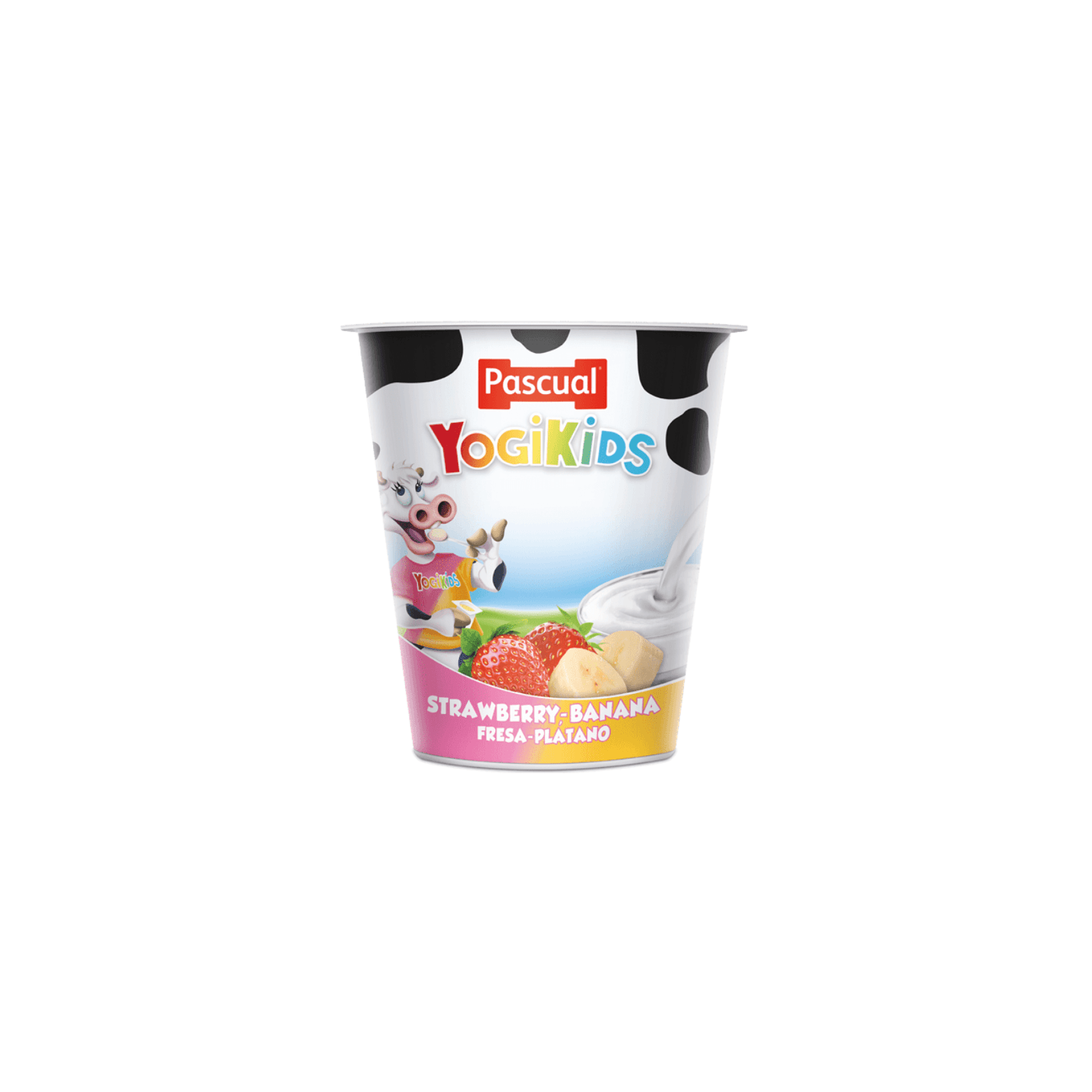 Pascual Pascual Yogikids Strawberry Banana pack shot