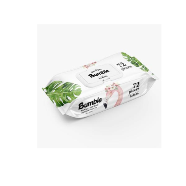 Bumble Wet Wipes 72 Pcs (La Bella)