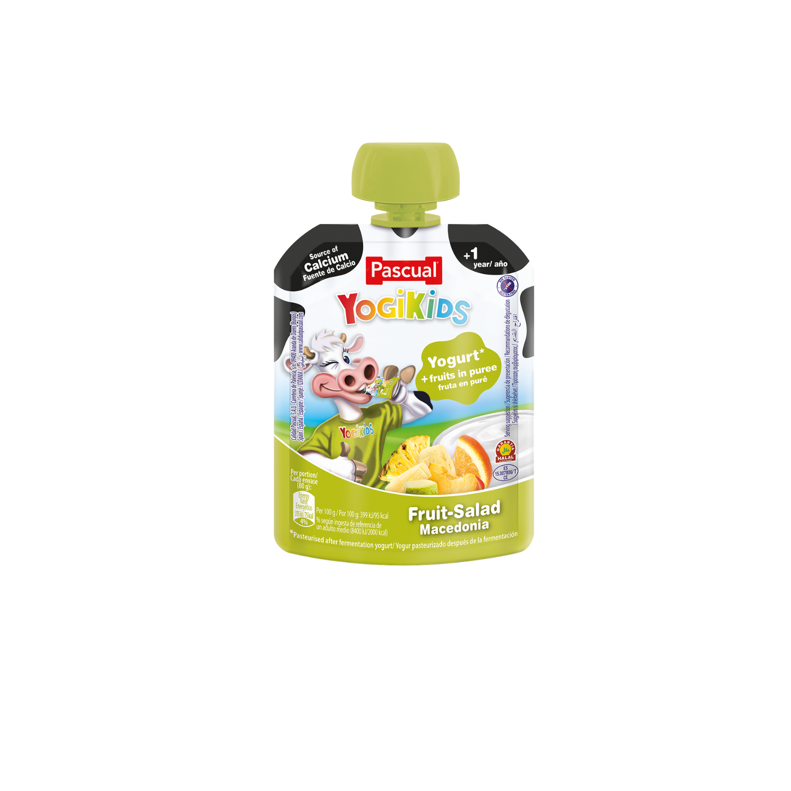 Pascual Yogikids Fruit Salad Pouch